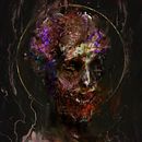 La dama de las flores. Ilustração tradicional, e Pintura digital projeto de Berber Mijangos - 28.05.2022