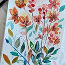 Mi proyecto del curso: Acuarela floral: conecta con la naturaleza. Traditional illustration, Painting, Watercolor Painting, and Botanical Illustration project by Liliana Donato - 05.28.2022