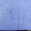 Meu projeto do curso: Caderno de retratos: explore o rosto humano Ein Projekt aus dem Bereich Skizzenentwurf, Zeichnung, Porträtzeichnung, Artistische Zeichnung und Sketchbook von Eliza Silva - 28.05.2022