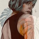 My project for course: Illustrated Portraits with Procreate. Un projet de Illustration traditionnelle, Illustration vectorielle, Illustration numérique, Dessin de portrait , et Artisanat de Pallavi K - 29.05.2022