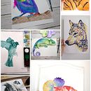 Mi proyecto del curso: Técnicas experimentales de acuarela para principiantes. Traditional illustration, Watercolor Painting, Naturalistic Illustration, and Fine Arts project by Danaí Martell Catalán - 05.29.2022