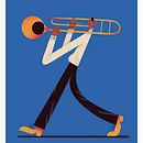 Music Series. Traditional illustration, and Character Design project by Tania Yakunova - 05.30.2022