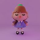 Mi proyecto del curso: Creación de personajes kawaii en 3D con Blender  Ein Projekt aus dem Bereich Traditionelle Illustration, Design von Figuren, Digitale Illustration, 3-D-Modellierung und Manga von María Alonso Sánchez - 30.05.2022