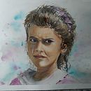 Mi proyecto del curso: Retrato ilustrado en acuarela. Projekt z dziedziny Trad, c, jna ilustracja,  Sztuki piękne,  Malarstwo,  R, sunek, Malowanie akwarelą, Portret,  R, sunek art, st i czn użytkownika Margarita Olivar Roldán - 30.05.2022