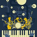 Illustrazione per eventi · JAZZ and JAM . Ilustrasi tradisional proyek oleh Pietro DeMarco - 09.10.2020