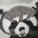 Panda rojo a carboncillo. Drawing, Pencil Drawing, and Realistic Drawing project by Lina Barahona - 06.01.2022