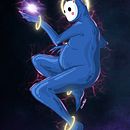 Ilustración digital “ser galáctico”. Traditional illustration project by Marjorie Pino García - 02.02.2021