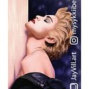 Madonna Painting in Photoshop. Un proyecto de Ilustración tradicional, Bellas Artes, Dibujo, Ilustración digital y Dibujo de Retrato de Joel Villarreal - 27.05.2022