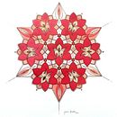 Meu projeto do curso: Introdução à arte islâmica: crie patterns biomórficos. Projekt z dziedziny  Malarstwo, Pattern design,  R, sunek, Malowanie akwarelą,  R i sunek atramentem użytkownika Joanna Brolhani - 05.06.2022