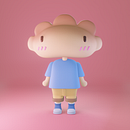 Mi proyecto del curso: Creación de personajes kawaii en 3D con Blender . Projekt z dziedziny Trad, c, jna ilustracja, Projektowanie postaci, Ilustracja c, frowa,  Modelowanie 3D, Manga, Projektowanie postaci 3D i 3D użytkownika dabizss - 01.06.2022