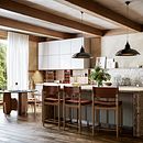 Country Kitchen. Interior Design, Interior Decoration, 3D, 3D Design, ArchVIZ, and Design project by Anthony Flores - 11.01.2021