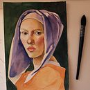 Portrait of a woman- Unfinished. Projekt z dziedziny  Malarstwo, Malowanie akwarelą, Portret i Sketchbook użytkownika alisa0 - 06.06.2022