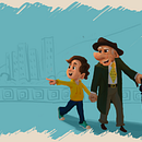 Caminando. Un progetto di Arte concettuale, Illustrazione tradizionale, Animazione, Character design e Disegno di Sergio Triana - 06.06.2022