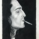 Mon projet du cours : Portrait artistique au fusain : créez des ambiances. Projekt z dziedziny Trad, c, jna ilustracja,  Sztuki piękne,  R, sunek, Portret, R, sunek realist, czn,  R, sunek art, st i czn użytkownika elimauso - 06.06.2022