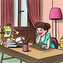 Il mio progetto del corso: Creazione di personaggi per racconti per bambini con Procreate. Un projet de Illustration traditionnelle, Conception de personnages, Illustration numérique, Illustration jeunesse , et Dessin numérique de Claudia - 06.06.2022
