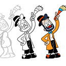 Olirrô - Character Design. Traditional illustration, Character Design, and Animation project by Alison Andrei - 03.02.2022