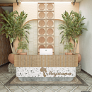 HOSTAL MAJUANA. Projekt z dziedziny Architektura wnętrz, Projektowanie wnętrz,  Dekoracja wnętrz, Dekoracja wnętrz, Projektowanie powierzchni h, low, ch, Projektowanie przestrzeni, Design, 3D,  Architektura i  Modelowanie 3D użytkownika Johan Uribe - 07.06.2022