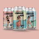 Hawaiian Hops. Un proyecto de Ilustración tradicional y Diseño de Elia Sánchez Martín - 07.06.2022