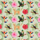 Meu projeto do curso: Design de padrões ilustrados . Design, Ilustrație tradițională, Design de model și Tipărire de Pamela Coutinho - 06.07.2022