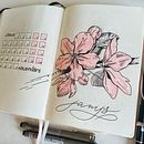 My project for course: Introduction to Illustrated Bullet Journaling . % Oksana Potapova tarafından hazırlanan Geleneksel illüstras, on, Sanat ve El Sanatları, Harfler, Çizim, Botanik İllüstras, on, Kendin Yap, Ve El Yazısı projesi - 06.05.2022