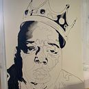 Biggie-Charcoal. Un progetto di Disegno a matita, Disegno e Disegno di ritratti di kerdensh1 - 01.01.2022