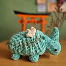 rhino bb Ein Projekt aus dem Bereich Spielzeugdesign, Weben, Crochet und Amigurumi von Betsy Maza - 08.06.2022
