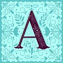 Primeras practicas de Lettering digital . Lettering, e Lettering digital projeto de Carolina Barrera - 04.06.2022