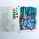 My project for course: Painting Nature with Acrylic: From Sketchbook to Canvas. Ilustração tradicional, Pintura, Pintura Acrílica, e Sketchbook projeto de jbethmann - 03.06.2022
