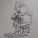 Dibujo a lápiz de animales realistas para cuentos. Een project van Ontwerp van personages, Tekening met potlood,  Tekening y Kinderillustratie van Herman López - 17.06.2022