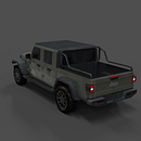 Jeep Gladiator 2020 for the course: Introduction to 3D Vehicle Modeling. Een project van 3D y  3D-modellering van Iaroslove Solovev - 05.06.2022
