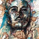 My project for course: Experimental Portraiture with Ink, Tea and Alcohol Ein Projekt aus dem Bereich Bildende Künste, Malerei, Zeichnung und Illustration mit Tinte von Kristi Moosus - 05.06.2022