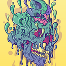 Muerte efímera . Ilustração tradicional, e Design de personagens projeto de Reynaldo Guerra - 12.06.2019