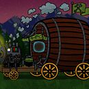 Steampunk Wagons Ein Projekt aus dem Bereich Traditionelle Illustration von shelleybgrove - 09.06.2022