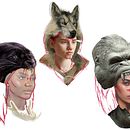My project for course: Digital Design and Illustration of Tattoos with Procreate. Un progetto di Illustrazione tradizionale, Graphic design, Illustrazione digitale, Design di tatuaggi e Disegno digitale di Alex Laine - 10.06.2022