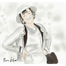 Ilustración de moda. Coco Chanel. Traditional illustration project by latorreinma - 06.11.2022