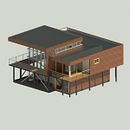 Mi proyecto del curso: Diseño y modelado arquitectónico 3D con Revit. 3D, Architecture, Interior Architecture, 3D Modeling, Digital Architecture, and ArchVIZ project by David Nemocón - 05.18.2022