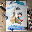 Auf große Kaperfahrt. Un proyecto de Ilustración tradicional de Heike Birkenbusch - 13.06.2022