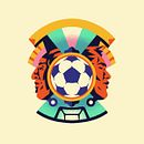 Símbolos fútbol . Traditional illustration, Design, Br, ing & Identit project by El Totoi - 06.14.2022