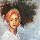 Mi proyecto del curso: Retratos contemporáneos al óleo. Painting, Oil Painting, Traditional illustration, and Fine Arts project by Mare Tesan - 06.14.2022