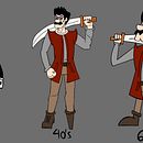 Mi proyecto del curso: Diseño de personajes retro para animación. Un progetto di Animazione, Animazione 2D e Character design 3D di Diego Suárez Carrión - 13.06.2022