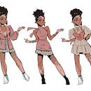 Character development of my course OC. Un proyecto de Diseño de Eunice Adeyi - 14.06.2022