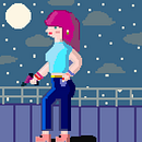 Mi proyecto del curso: Introducción al diseño de personajes en pixel art Ein Projekt aus dem Bereich Design von Figuren, Videospiele, Pixel Art und Design für Videospiele von Julieta Cuevas - 14.06.2022