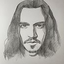 My project for course: Fundamentals of Portrait Drawing with Pencil. Un projet de Beaux Arts, Dessin au cra, on, Dessin, Dessin réaliste , et Dessin artistique de jhhzero - 15.06.2022