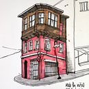 My project for course: Expressive Architectural Sketching with Colored Markers Ein Projekt aus dem Bereich Skizzenentwurf, Zeichnung, Architektonische Illustration, Sketchbook und Illustration mit Tinte von Laura Wattles - 17.06.2022