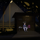 Cat girl on bus stop Ein Projekt aus dem Bereich Traditionelle Illustration, Animation, 2-D-Animation und Digitale Illustration von Mark J. Batoon - 17.06.2022