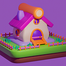 house Ein Projekt aus dem Bereich Traditionelle Illustration, 3-D-Modellierung, Spieldesign und Videospielentwicklung von duffka_girl - 04.06.2022