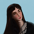 Estudo de Retrato - Primeiro contato com algumas técnicas de John Singer Sargent. Ilustração tradicional projeto de Matheus Mulinari Stuani - 18.06.2022