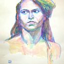 My project for course: Artistic Portrait with Watercolors. Un progetto di Belle arti, Pittura, Pittura ad acquerello e Disegno di ritratti di Simon Cygielski - 13.06.2022