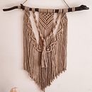 Mi proyecto del curso: Macramé: nudos básicos y complejos Ein Projekt aus dem Bereich Erweiterungsentwicklung, Innendesign, Dekoration von Innenräumen, Weben, Makramee und Textildesign von Silvia Núñez Fernández - 01.06.2022