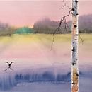 Meu projeto do curso: Paisagens atmosféricas em aquarela. Un projet de Beaux Arts, Peinture , et Aquarelle de Erika Ishy - 10.05.2022